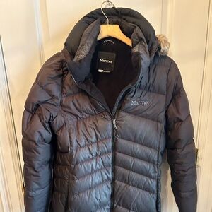 Marmot black coat women’s large